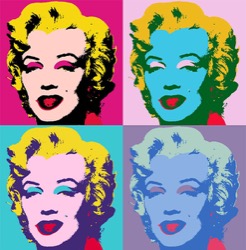 Andy Warhol's Marilyn Monroe Pop Art Poster