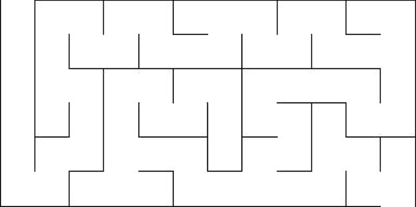 Two dimensional maze